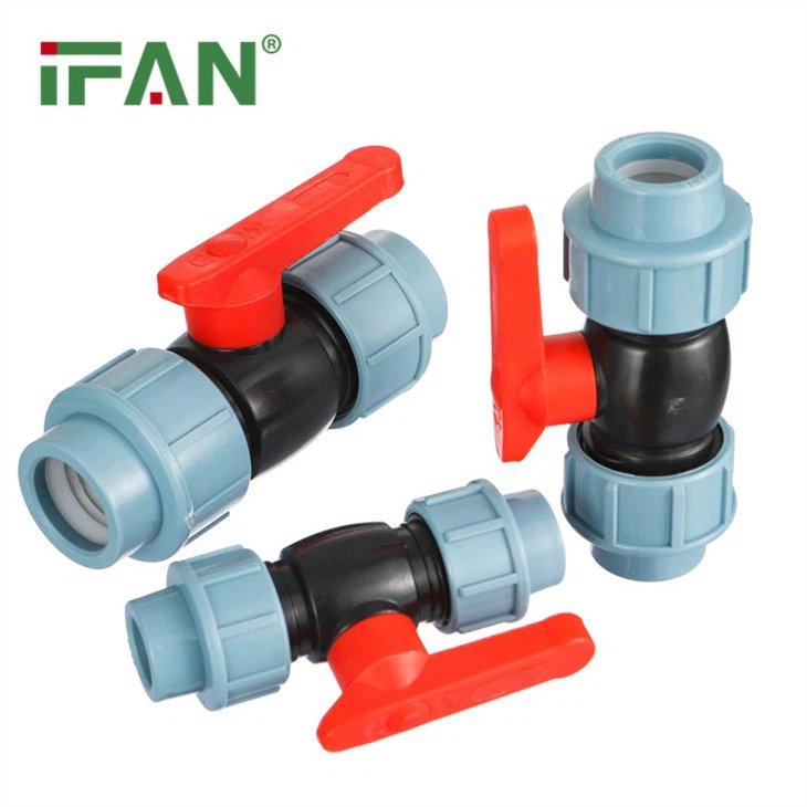 HDPE plastmasas vārsti